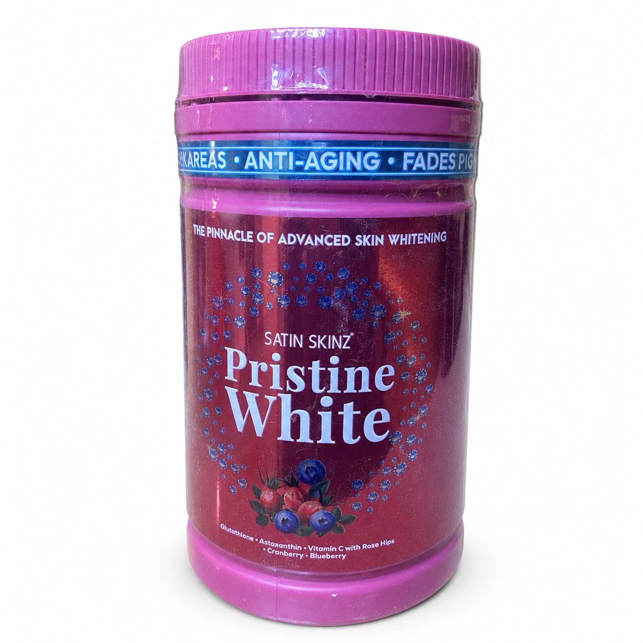 Satin Skinz Pristine White Mixed Berry Shake