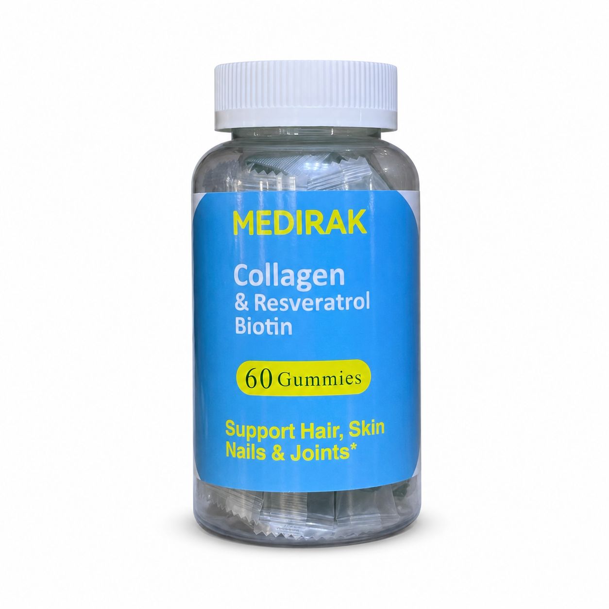 MEDIRAK Collagen & Resveratrol Biotin Gummies