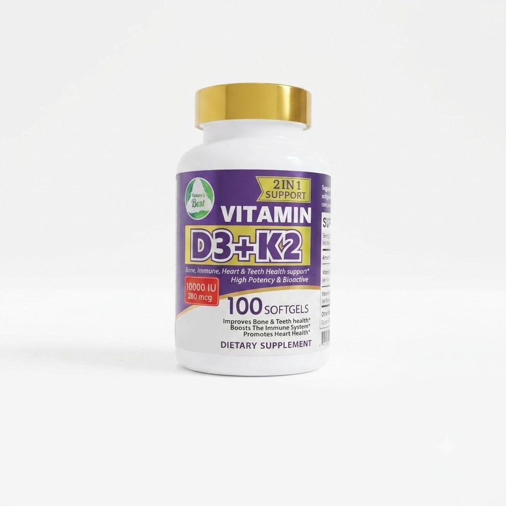 Nature Best Vitamin D3 Plus K2